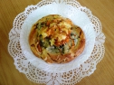 Шаньга с картофелем и грибами
